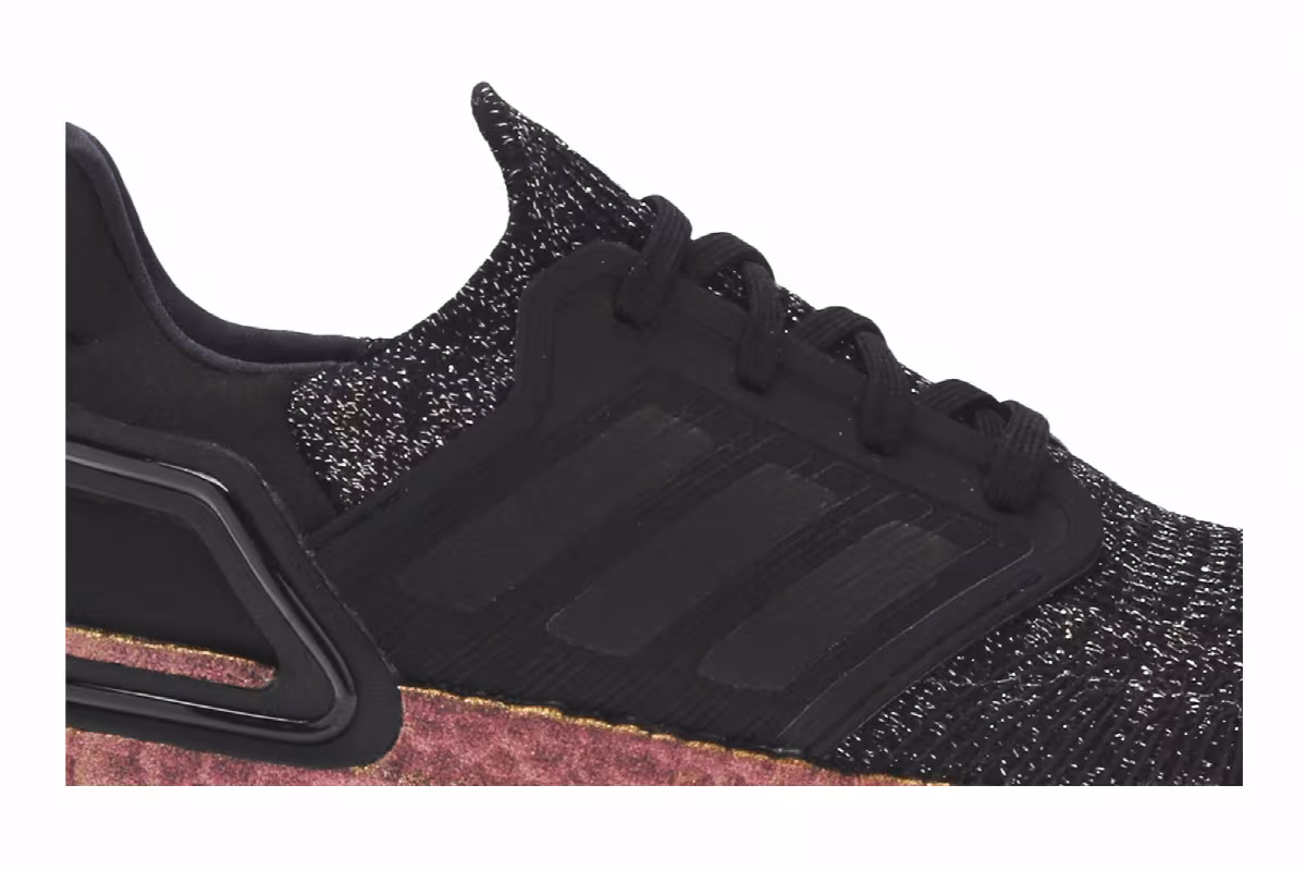 Adidas Women's UltraBoost 20 Black Signal Pink, view 3