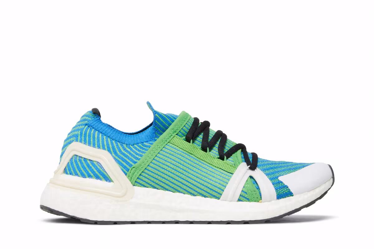 Stella McCartney x adidas Women's UltraBoost 20 Intense Green, view 2