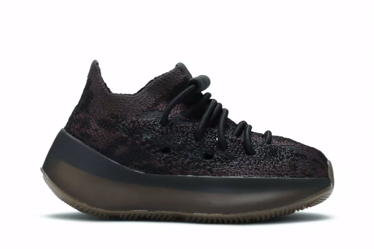adidas Yeezy Boost 380 Kids Onyx Non-Reflective, view 2