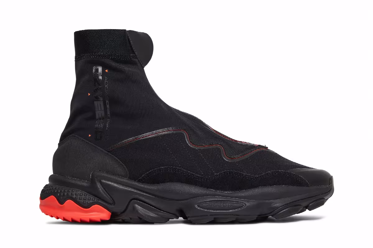 Adidas Ozweego TR STLT Black Solar Red, view 2