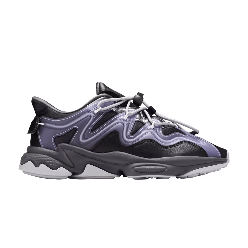 adidas Women's Ozweego Plus Black Dust Purple