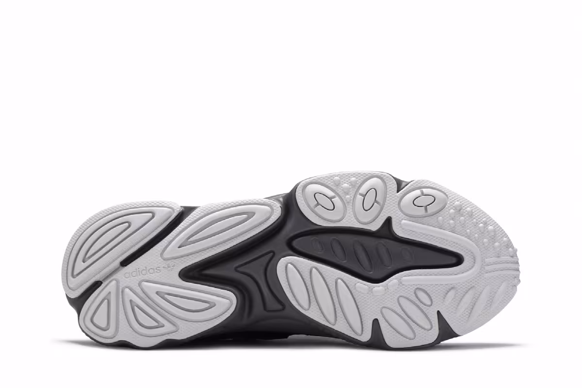 adidas Women's Ozweego Plus Black Dust Purple, view 5
