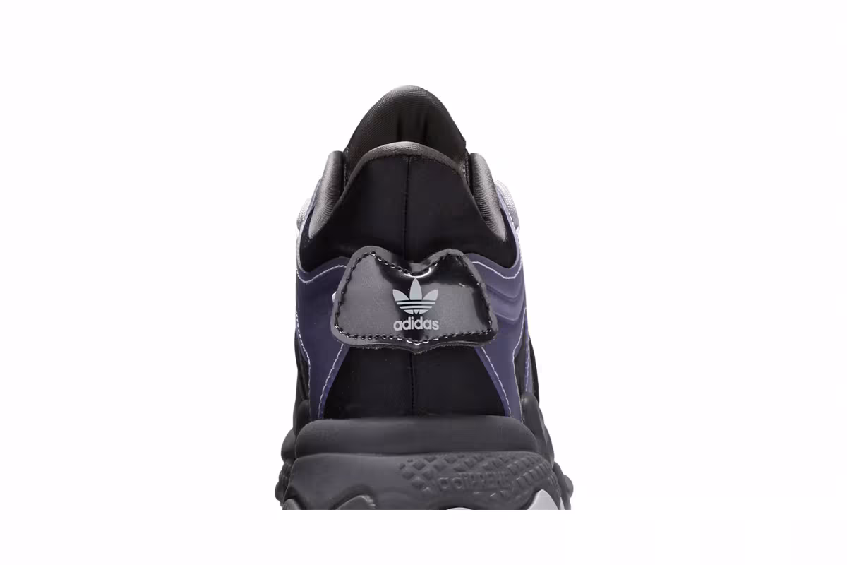 adidas Women's Ozweego Plus Black Dust Purple, view 8