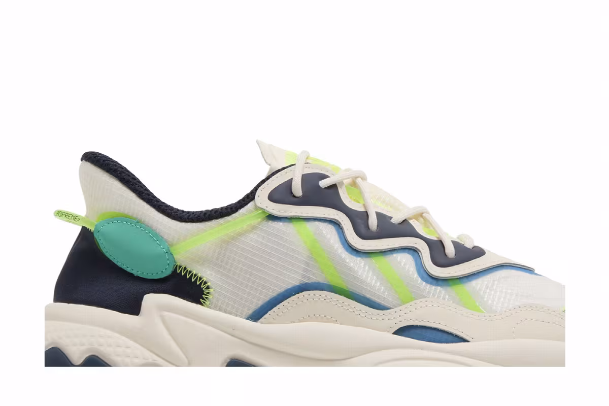 Adidas Ozweego White Signal Green, view 3
