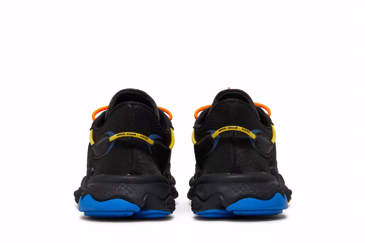 Angel Chen x adidas Ozweego Black Collegiate Green, view 7
