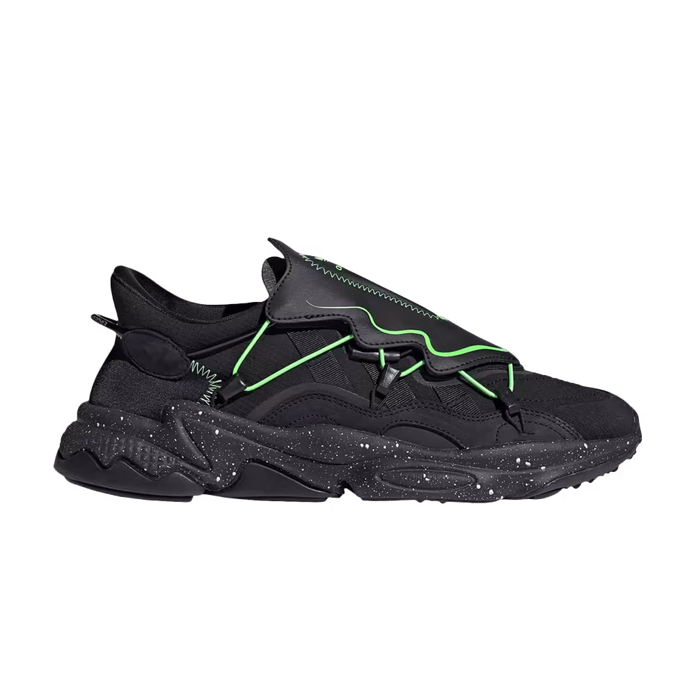 Adidas Ozweego Black Solar Green