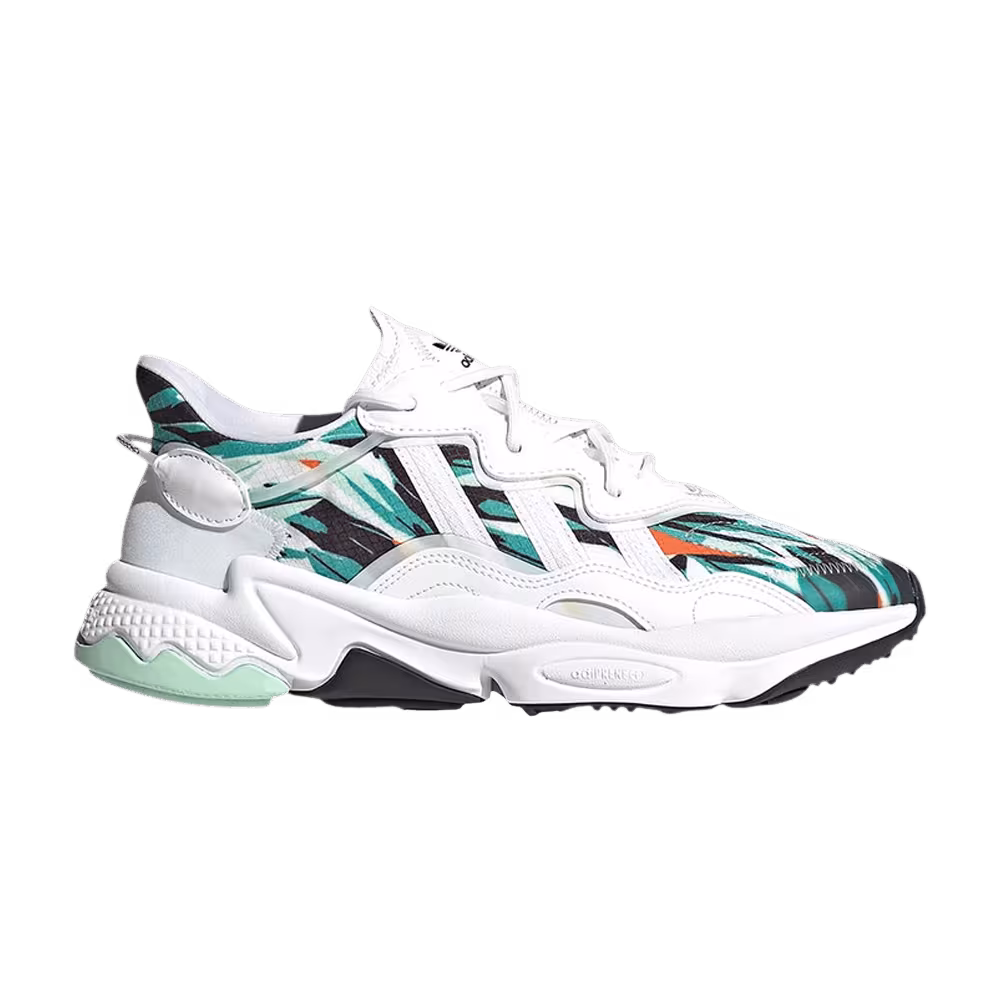 Adidas Women's Ozweego Geometric Jungle Leaf Print