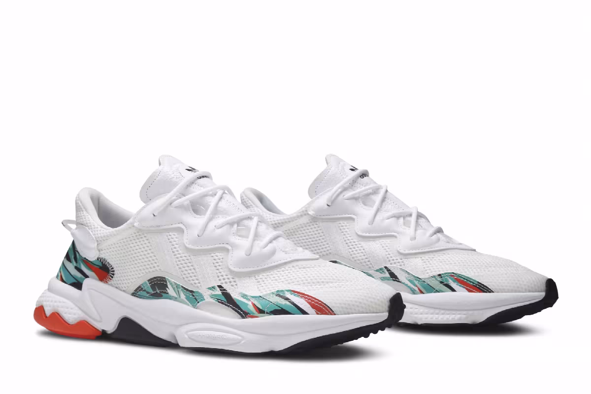 Adidas Women's Ozweego Tropical Print, view 9