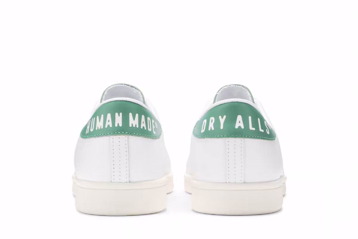 Human Made x adidas Stan Smith White Green, view 7