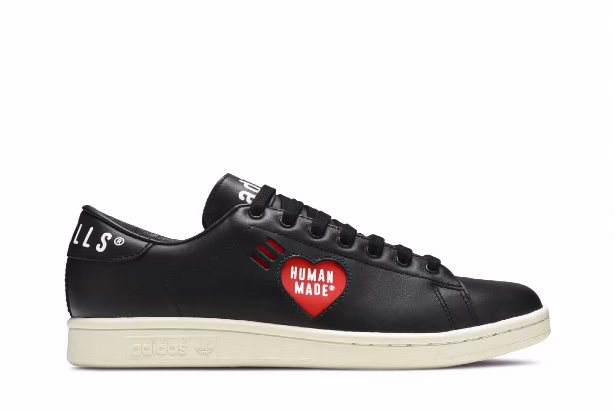 Human Made x adidas Stan Smith Black, view 2