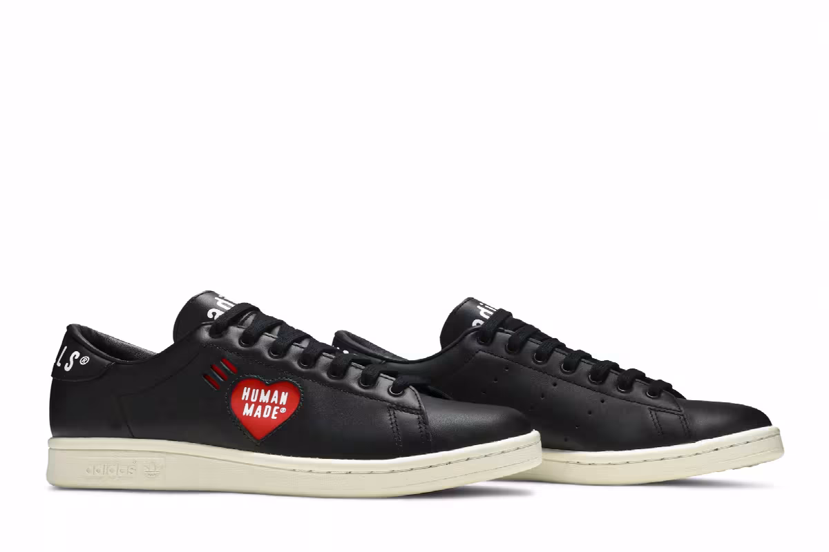 Human Made x adidas Stan Smith Black, view 9