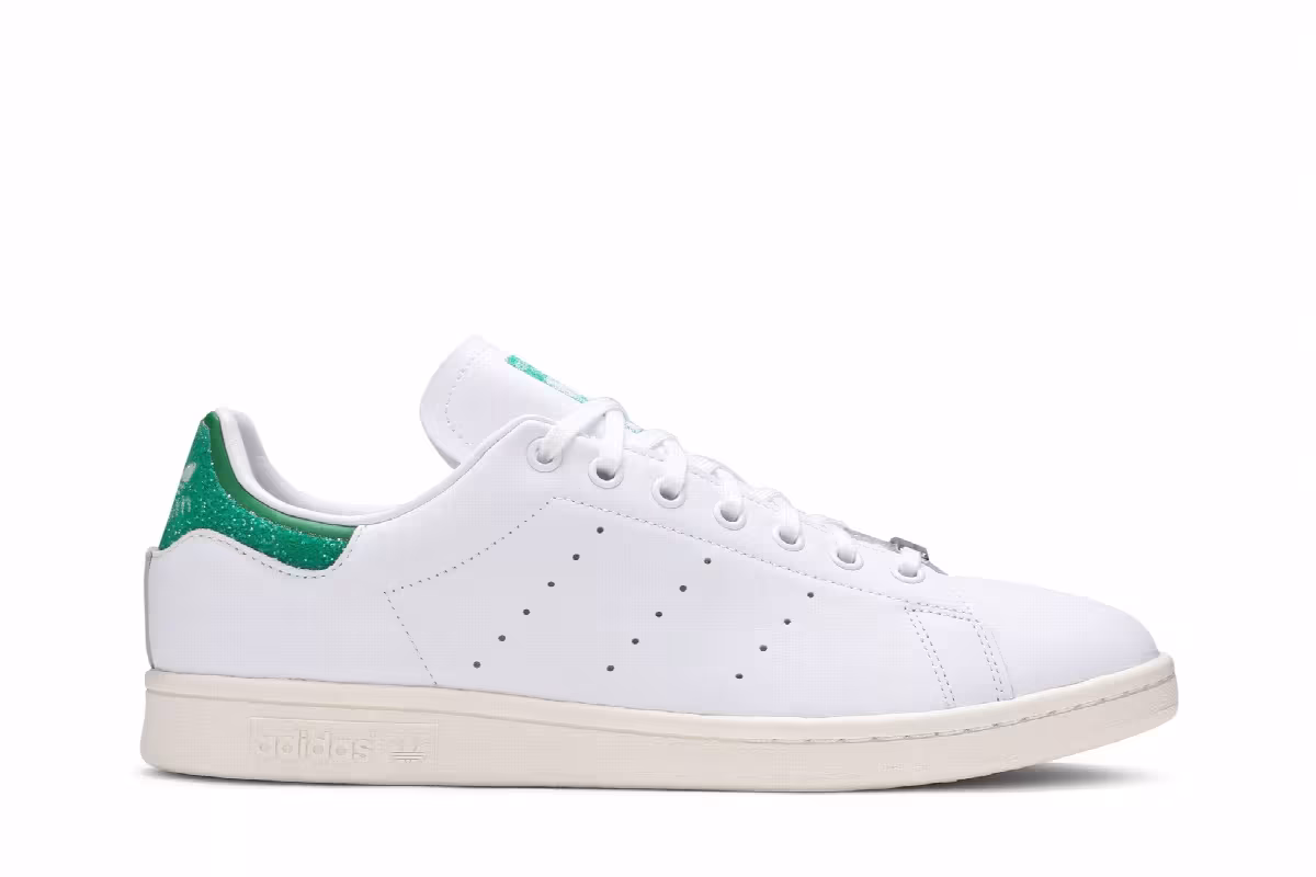 Swarovski x adidas Stan Smith Cloud White Green, view 2