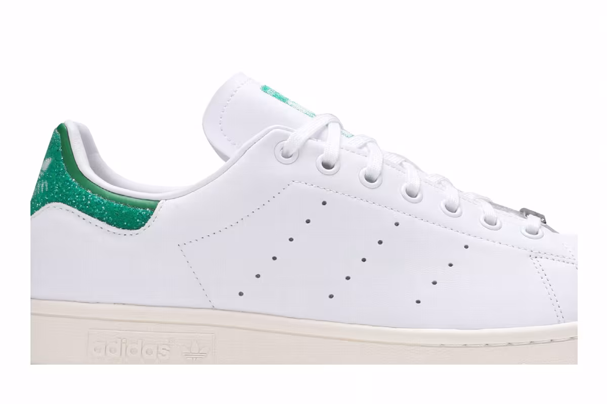 Swarovski x adidas Stan Smith Cloud White Green, view 3