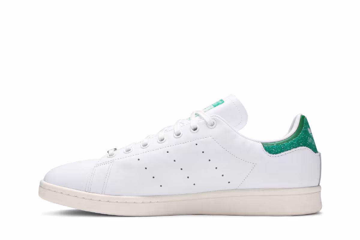 Swarovski x adidas Stan Smith Cloud White Green, view 4