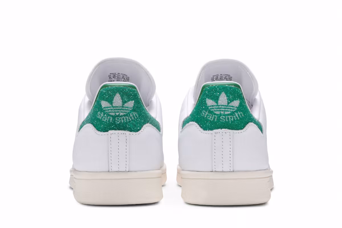 Swarovski x adidas Stan Smith Cloud White Green, view 7
