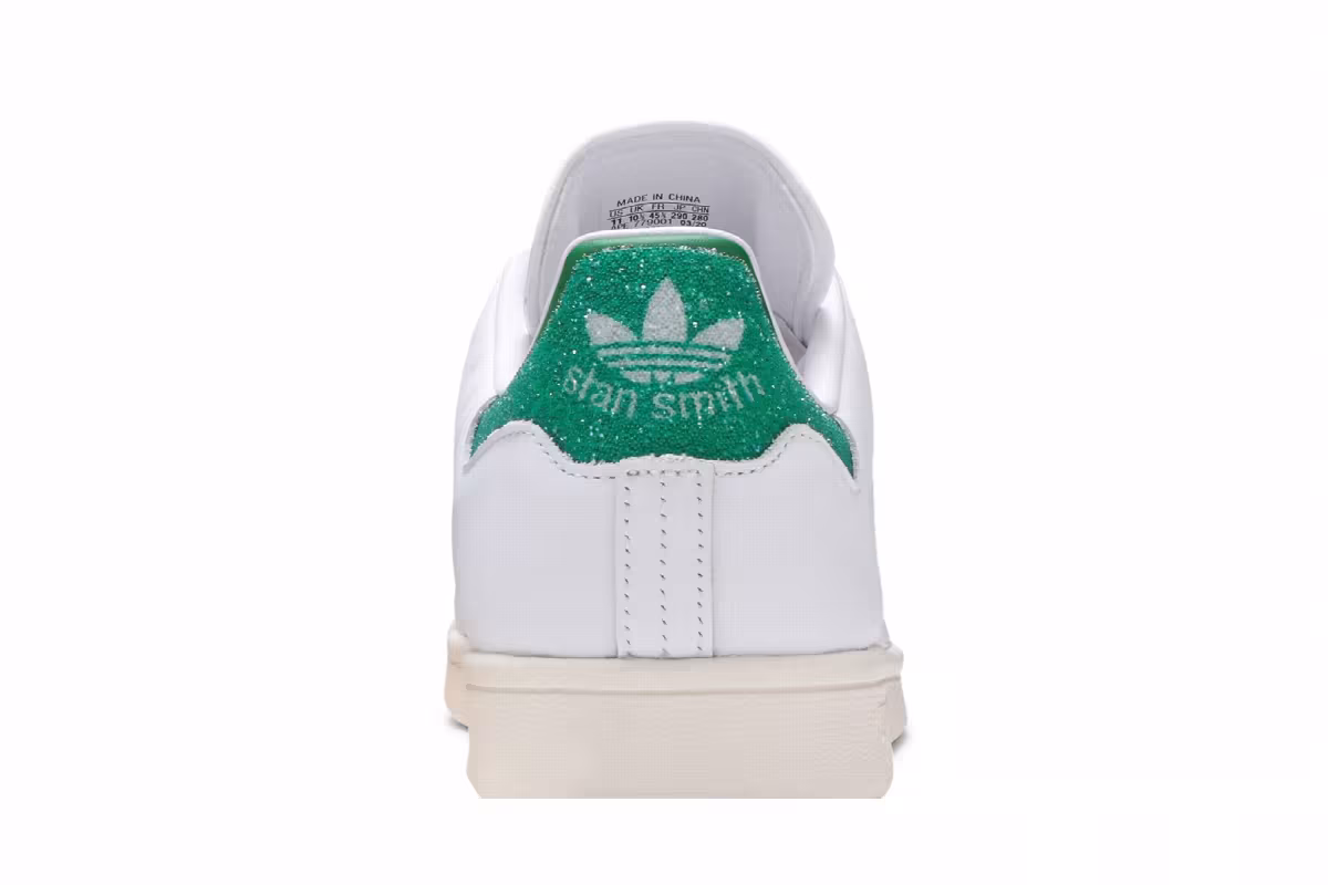 Swarovski x adidas Stan Smith Cloud White Green, view 8