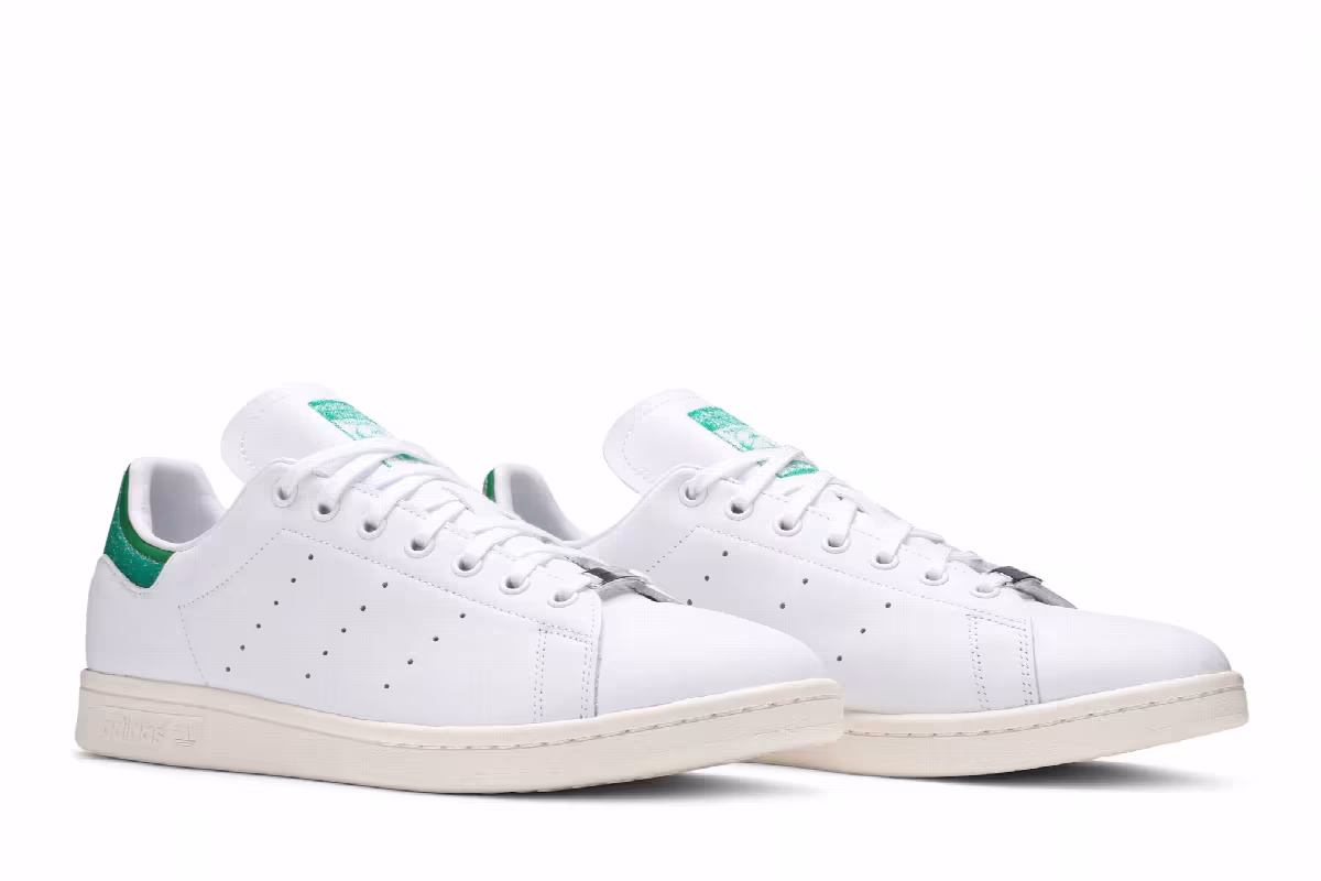 Swarovski x adidas Stan Smith Cloud White Green, view 9