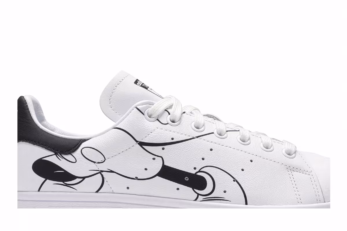 Disney x adidas Stan Smith Black & White Mickey Mouse, view 3