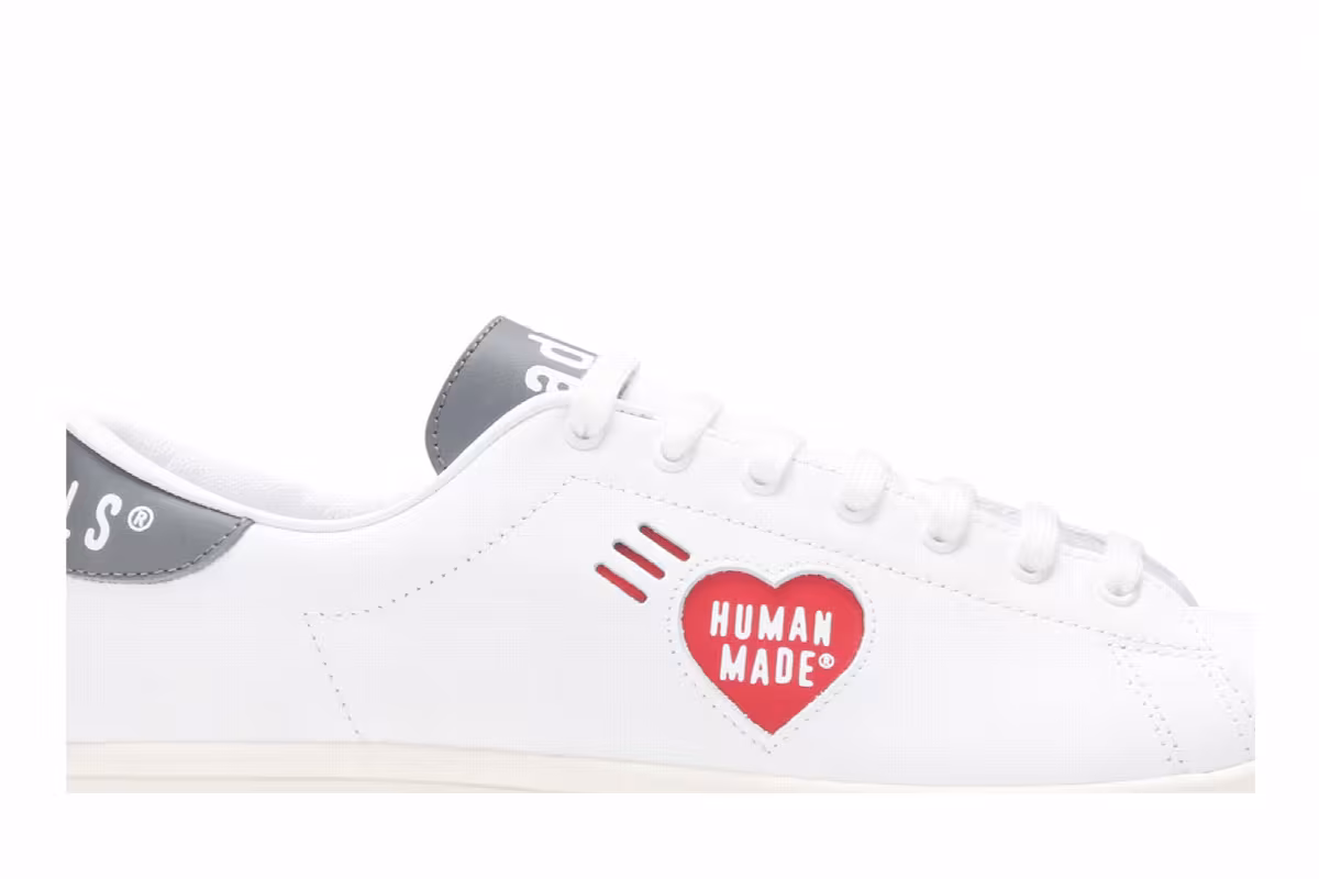 Human Made x adidas Stan Smith White Grey, view 3