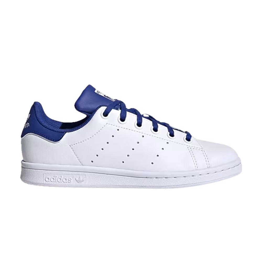 Adidas Stan Smith J White Royal Blue