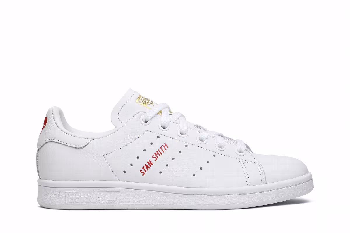 Adidas Women's Stan Smith Scarlet, view 2