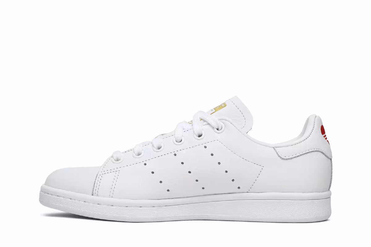 Adidas Women's Stan Smith Scarlet, view 4