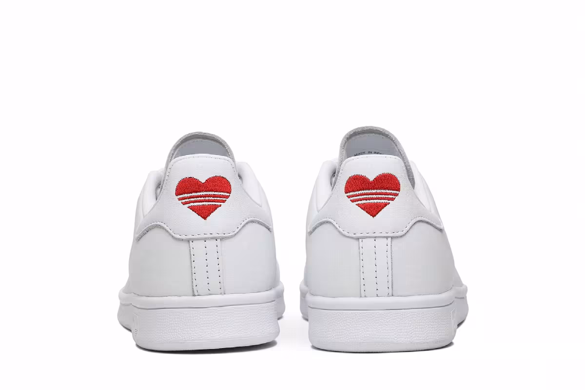 Adidas Women's Stan Smith Scarlet, view 7