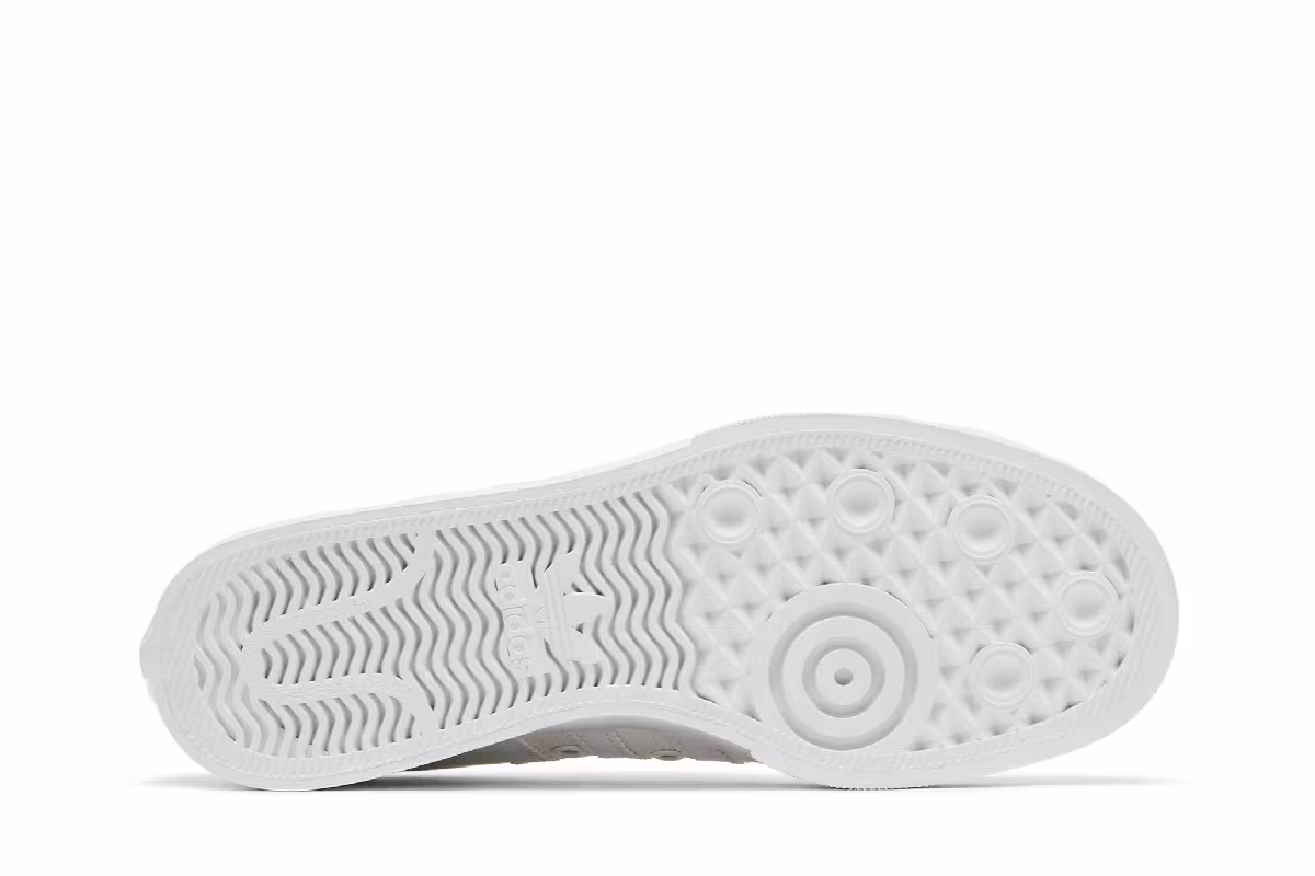 adidas Women's Nizza Platform Triple White, view 5