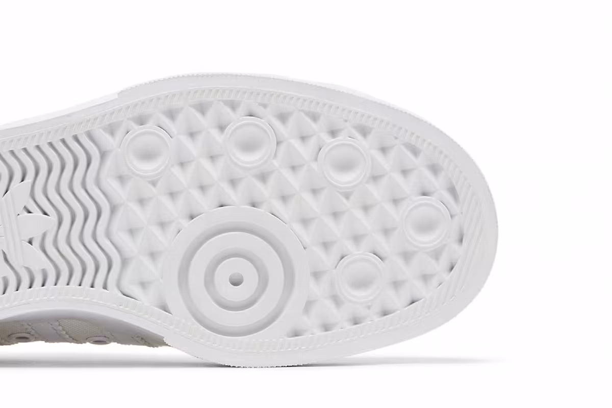 adidas Women's Nizza Platform Triple White, view 6
