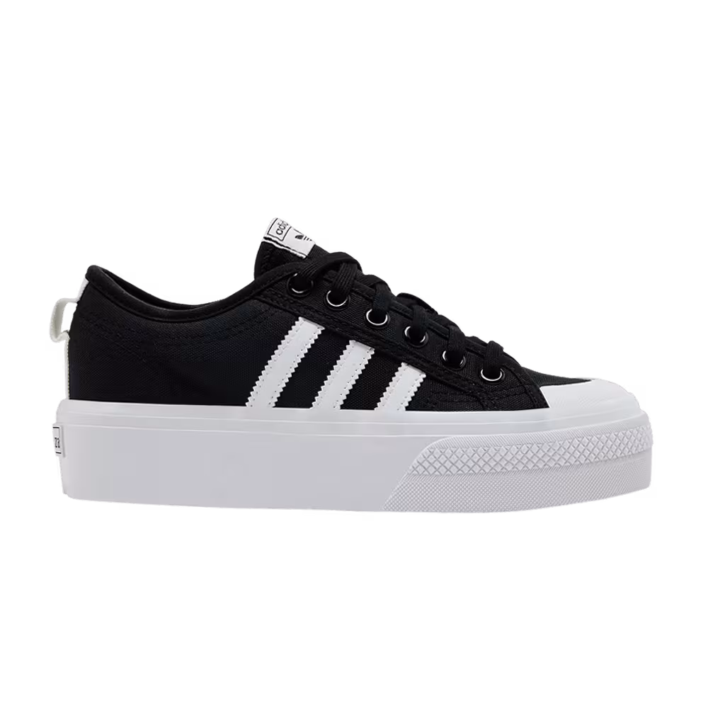 adidas Women's Nizza Platform Black