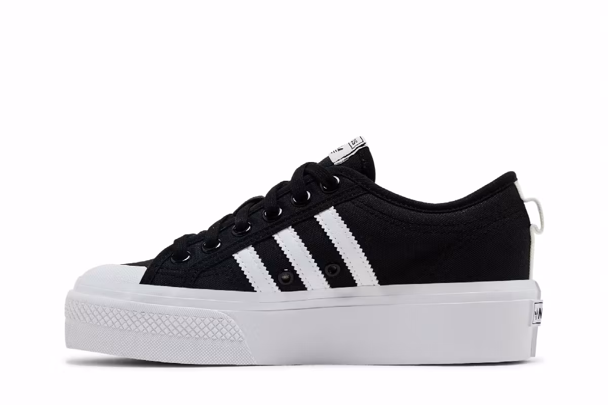 adidas Women's Nizza Platform Black, view 4