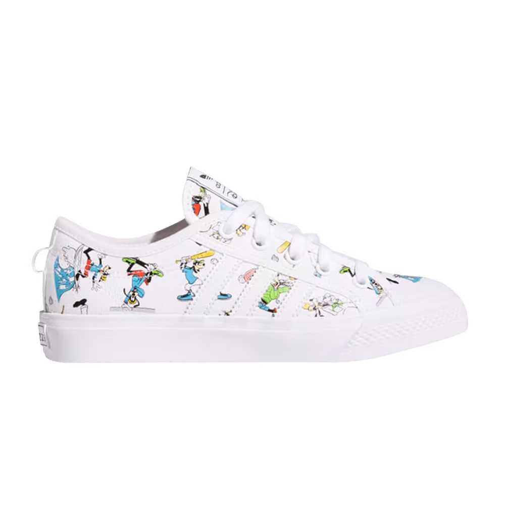 Disney x adidas Nizza J Sport Goofy Pack - White
