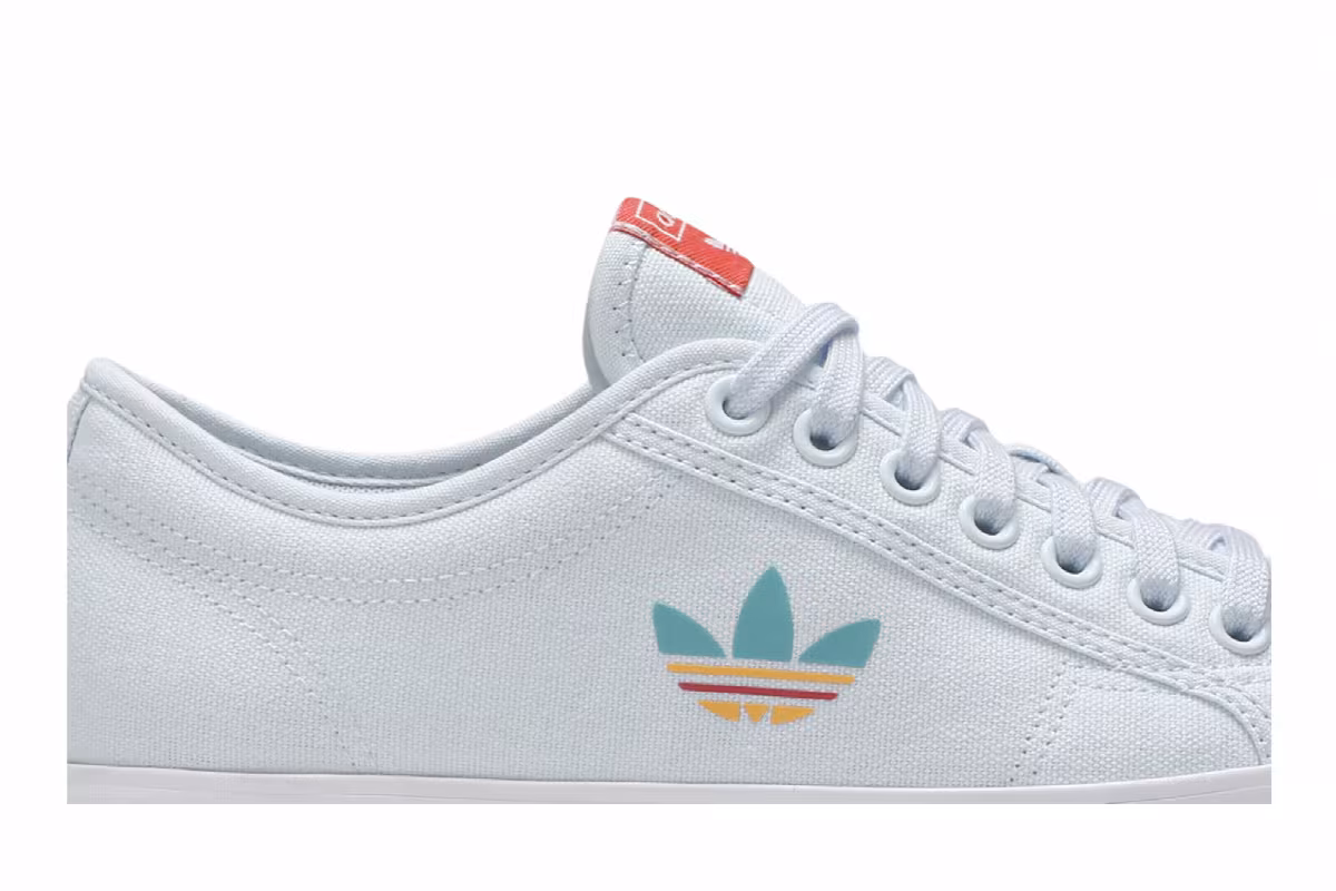 Adidas Nizza Colorful Trefoil - Sky Tint, view 3