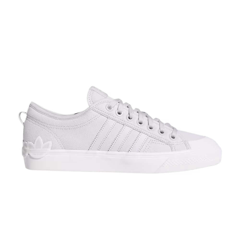 Adidas Nizza Oversize Logo Print - Light Solid Grey