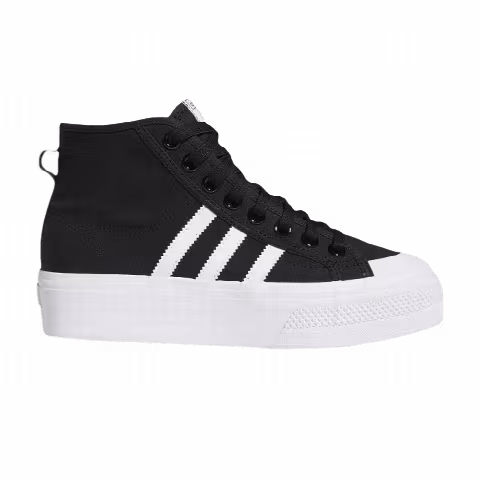 adidas Wmns Nizza Platform Mid 'Core Black White'