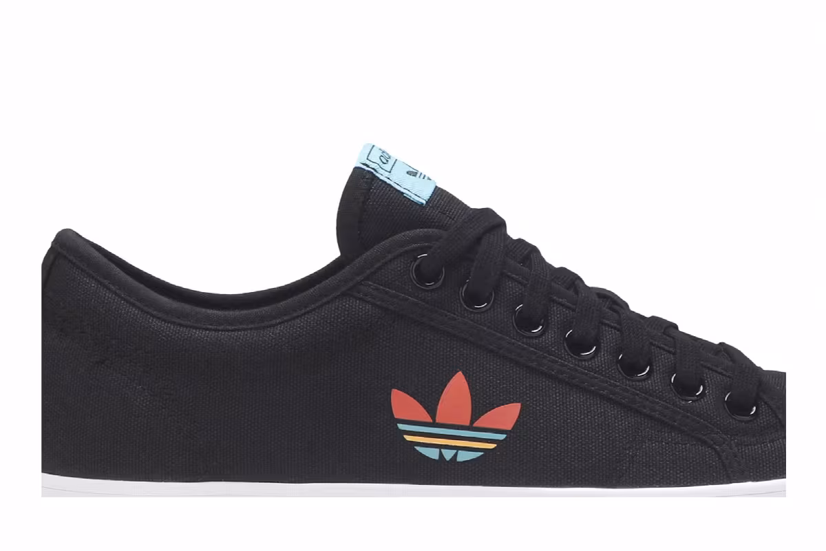 Adidas Nizza Colorful Trefoil - Black, view 3