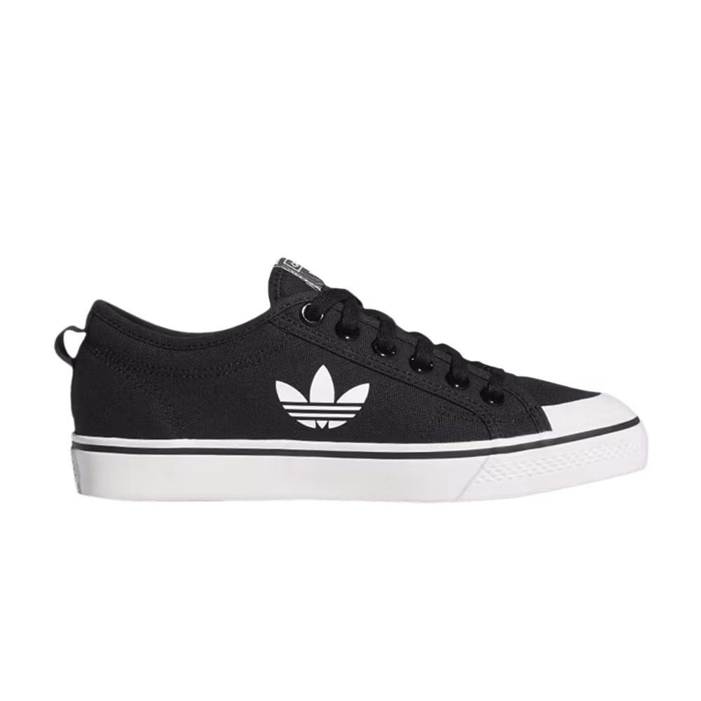 Adidas Women's Nizza Trefoil Core Black White