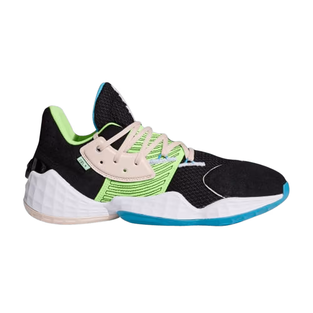 Adidas Harden Vol. 4 Black Signal Green