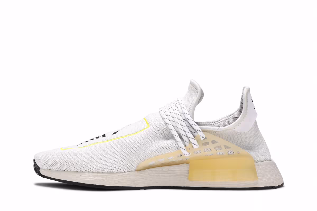 Pharrell x adidas NMD Human Race Light Grey Teal, view 4