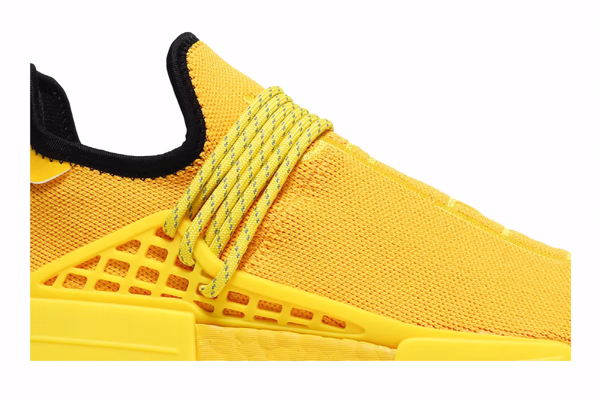 Men's Pharrell x adidas NMD Human Race Yellow, view 3