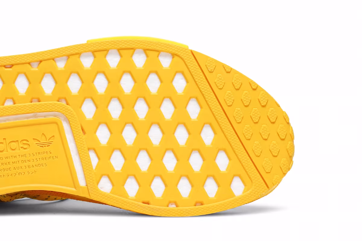 Men's Pharrell x adidas NMD Human Race Yellow, view 6