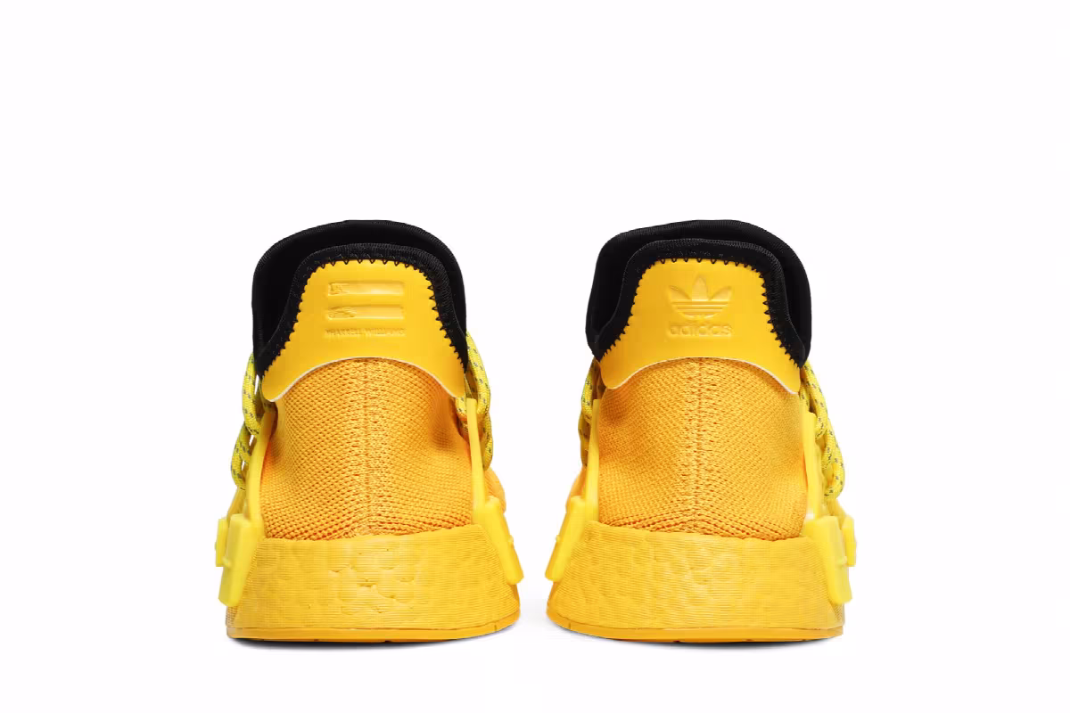 Men's Pharrell x adidas NMD Human Race Yellow, view 7
