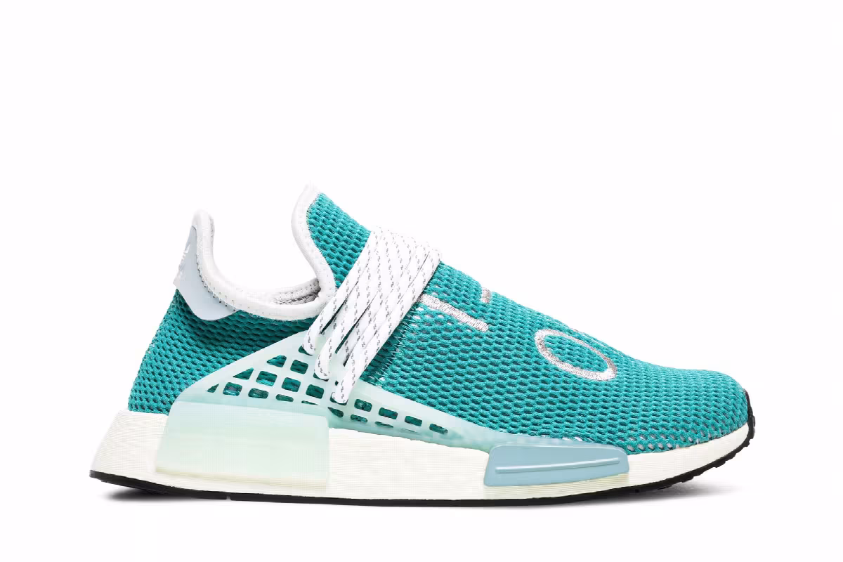 Pharrell x adidas NMD Human Race Dash Green, view 2