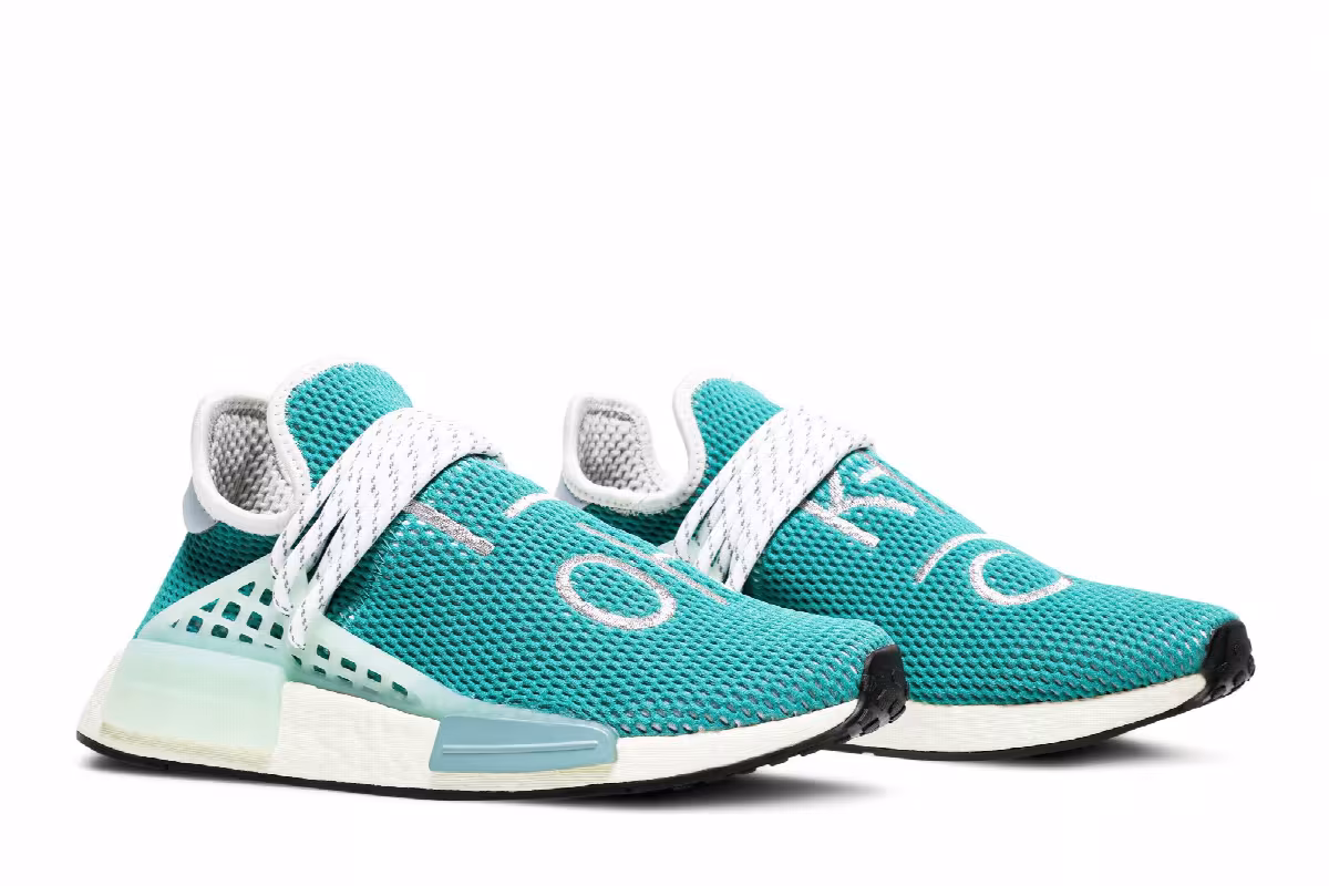 Pharrell x adidas NMD Human Race Dash Green, view 9