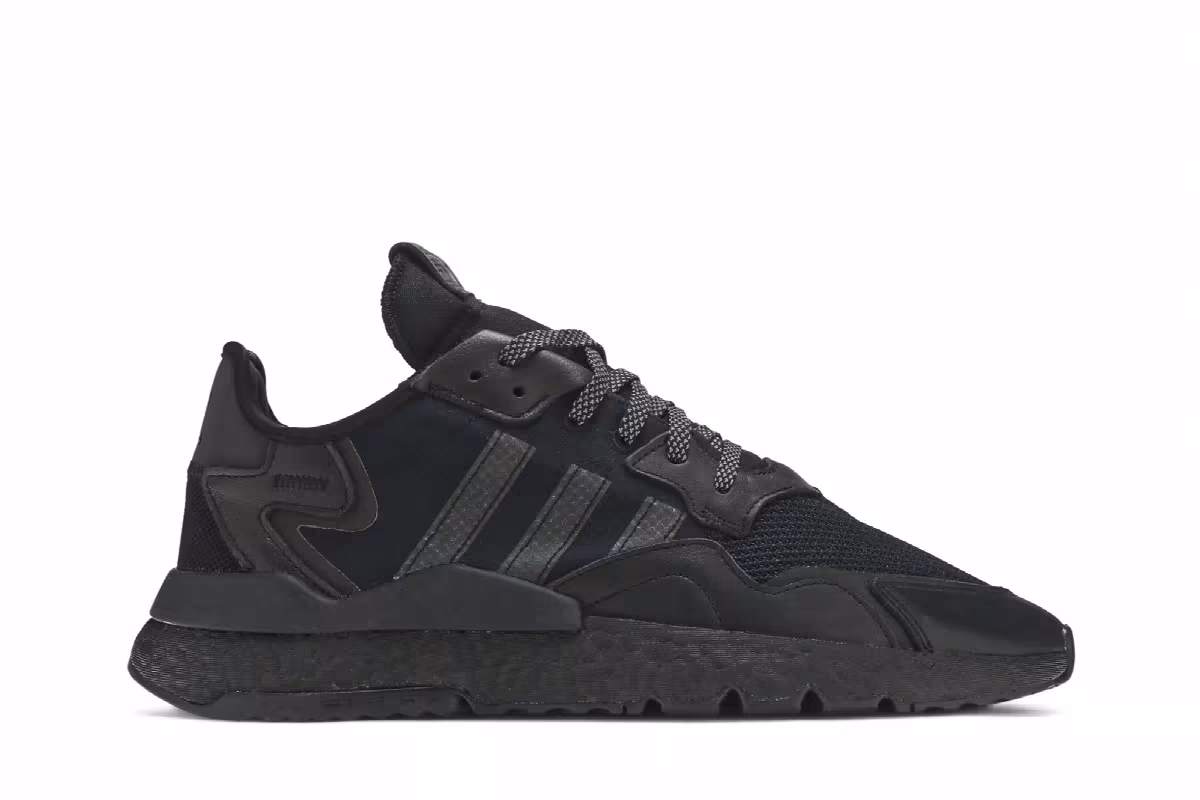 Adidas Nite Jogger Triple Black, view 2
