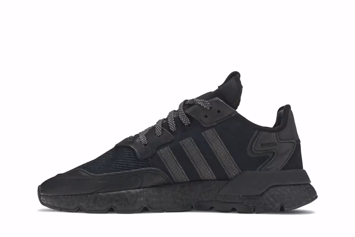 Adidas Nite Jogger Triple Black, view 4