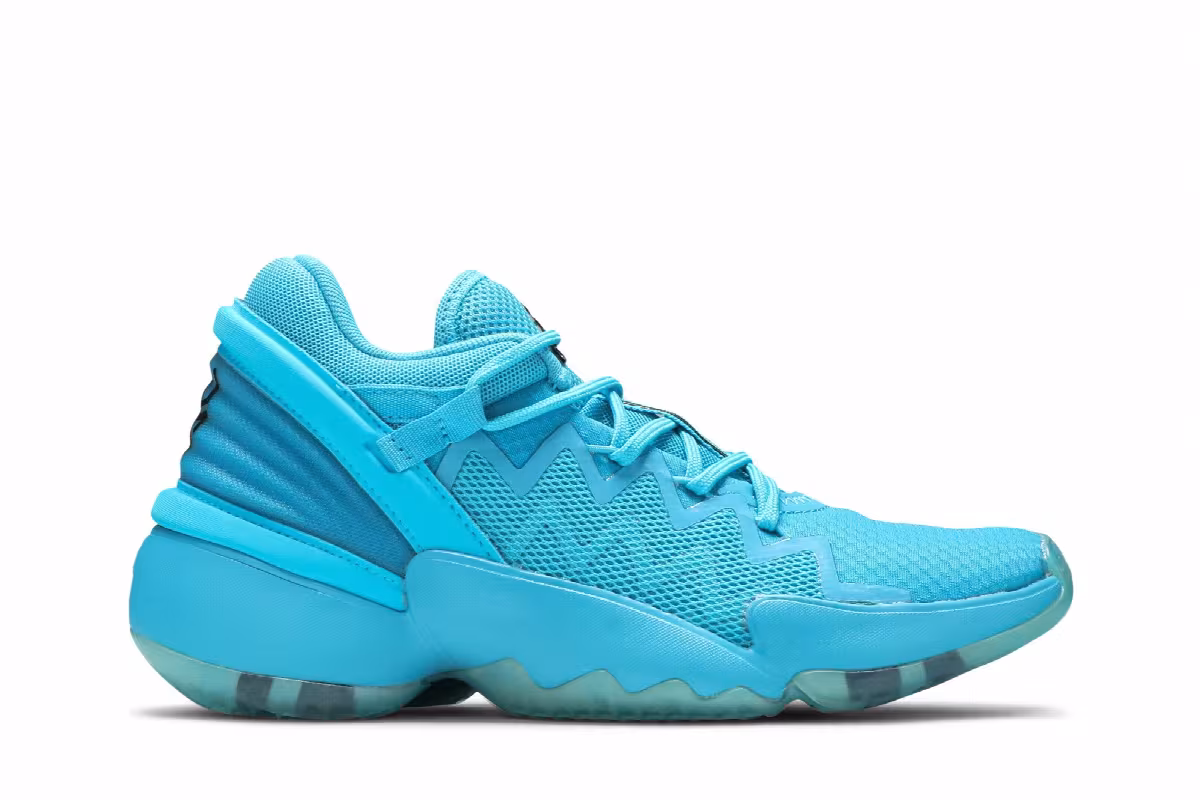 Crayola x adidas D.O.N. Issue #2 J Signal Cyan, view 2