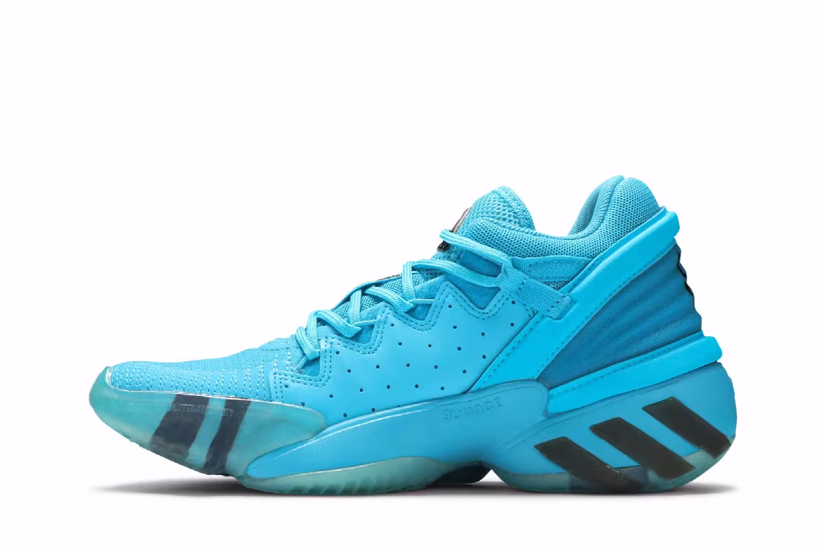 Crayola x adidas D.O.N. Issue #2 J Signal Cyan, view 4