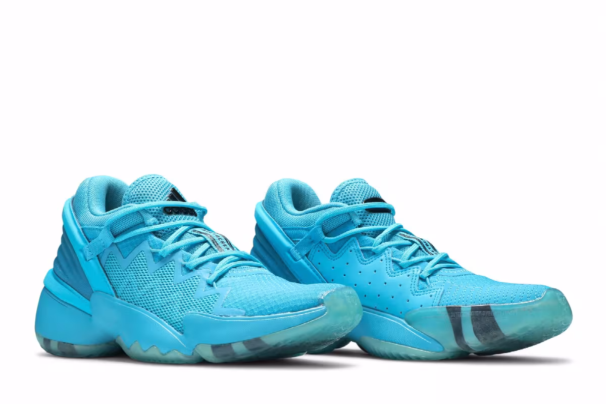 Crayola x adidas D.O.N. Issue #2 J Signal Cyan, view 9