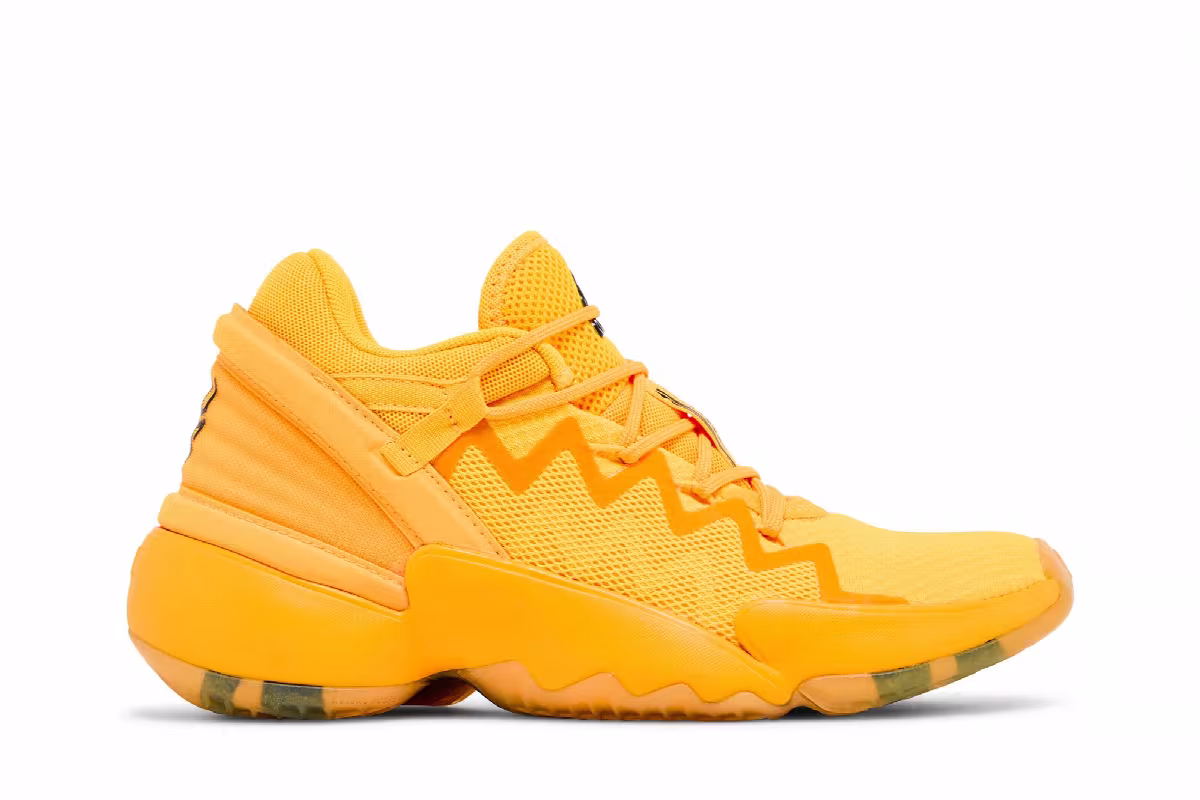 Crayola x adidas D.O.N. Issue #2 J Solar Gold, view 2